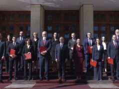 Kabineti i ministrave betohen në Presidencë