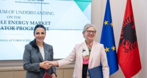 Shqipëri-BERZH, memorandum për depozitimin e energjisë, Balluku: Forcojmë sektorin energjetik