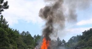 Digjet makina ne Llogara, dyshohet per nje person te djegur brenda automjetit