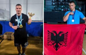 17-vjeçari fierak Angjelo Davidhi shkëlqen në arenën ndërkombëtare të mundjes së dorës