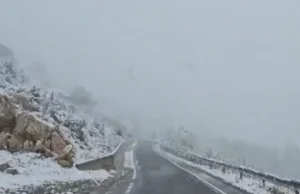 Nisin reshjet e borës në qarkun e Kukësit/ Temperaturat zbresin deri në –16°C