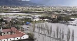 Hapja e portave të HEC-eve Ulëz dhe Shkopet sjell përmbytje në fshatrat e Kurbinit dhe Lezhës