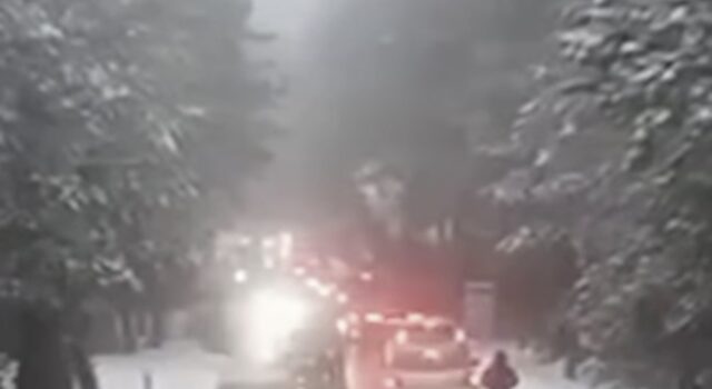 Nisin reshjet e dëborës në Qafën e Llogarasë