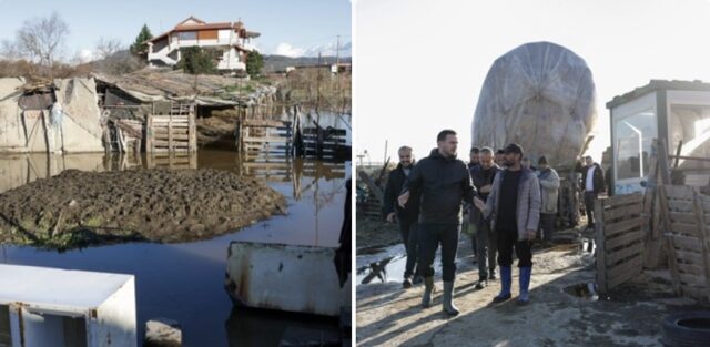 Ministri i Bujqësisë në terren në Levan: Mbështetje për blegtorët e prekur nga permbytjet e Vjoses