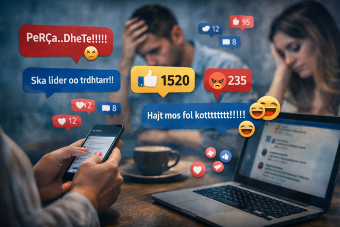 Kush po komenton dhe shkruan në rrjetet sociale dhe pse po bie niveli i vlerave?