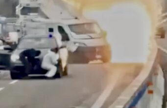 ITALI -(Video)S*lm i armatosur në autostradë,dy të arrestuar, pjesa tjetër e bandës në arrati