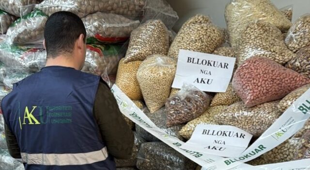 AKU bllokon mbi 2.4 tonë produkte me origjinë shtazore dhe fruta të thata