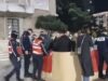 Protesta te Kryeministria, policia u heq çadrën