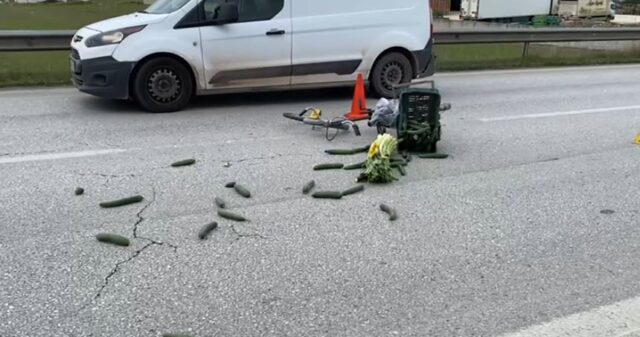 Aksident në bypass-in e Lushnjës, makina përplas 45-vjeçarin që lëvizte me biçikletë