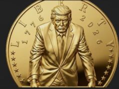 Miratohet dizajni i monedhës së artë me imazhin e Donald Trump, ngrihen pikëpyetje për ligjshmërinë