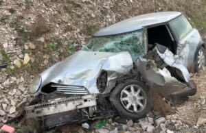 Përplasen dy automjete në rrugen e Kombit, 4 persona të lënduar