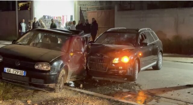 Fier /Nuk i ndaloi policisë, përplaset me një mjet të parkuar