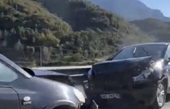 Aksident në rrugën e Lumit të Vlorës, disa të lënduar