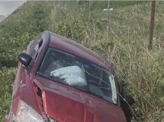 Makina del nga rruga , plagoset shoferi