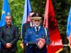 Hita ne ceremonine e rivarrimit te policit te vrare ne Fier: Kush prek një polic, godet themelet e shtetit