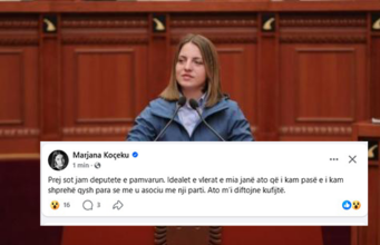 Neo Malësorja” braktis PS-në: Prej sot jam deputete e pavarur!