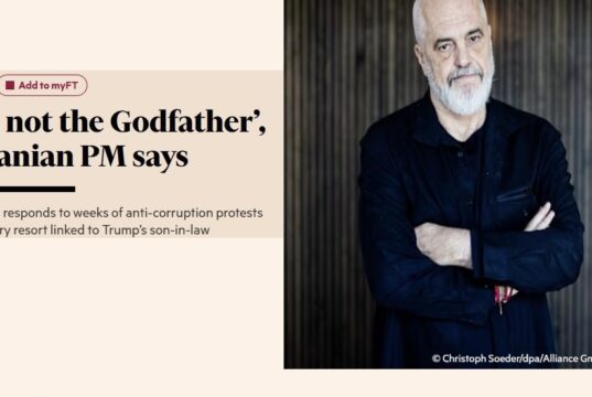 Rama për Financial Times: Kush më akuzon se jam “Kumbari” i them “F*ck You”!