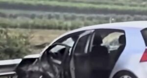 Kamioni përplas autoveturën në Bishqem, shoferi në spital