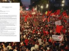 Protestuesit i drejtohen ambasadorëve perëndimorë, 5 kërkesa ndaj qeverisë shqiptare