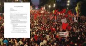 Protestuesit i drejtohen ambasadorëve perëndimorë, 5 kërkesa ndaj qeverisë shqiptare