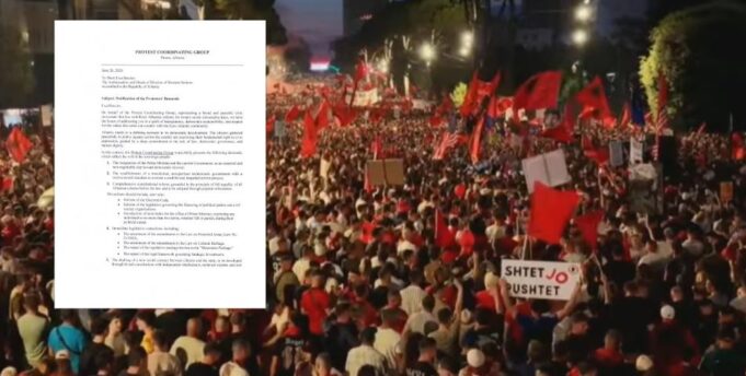Protestuesit i drejtohen ambasadorëve perëndimorë, 5 kërkesa ndaj qeverisë shqiptare