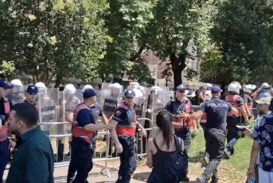 Mbi 20 të shoqëruar pas tensioneve në protestë