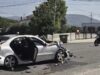 Katër automjete përplasen pranë rrethrrotullimit të Bradasheshit, dy të pl*gosur