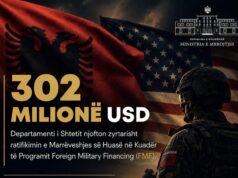 SHBA ratifikon huanë 302 milionë dollarë për Shqipërinë, drejt modernizimit të Forcave të Armatosura