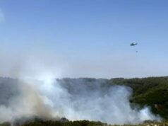 Zjarri në Rriban të Mallakastrës del jashtë kontrollit, nis ndërhyrja nga ajri