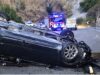 Makina del nga rruga dhe përmbyset në Porto Palermo, 3 persona përfundojnë në spital