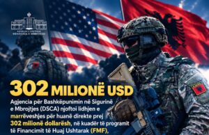 SHBA i akordon Shqipërisë hua 302 milionë dollarë për modernizimin e Forcave të Armatosura