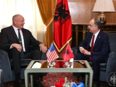 Presidenti i Republikës, Bajram Begaj, priti sot Ambasadorin e ri të Shteteve të Bashkuara të Amerikës në Shqipër