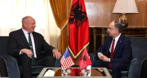 Presidenti i Republikës, Bajram Begaj, priti sot Ambasadorin e ri të Shteteve të Bashkuara të Amerikës në Shqipër