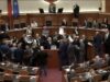 Peleshi ndërpret sërish seancën plenare, deputetët e PD-së nuk lirojnë foltoren
